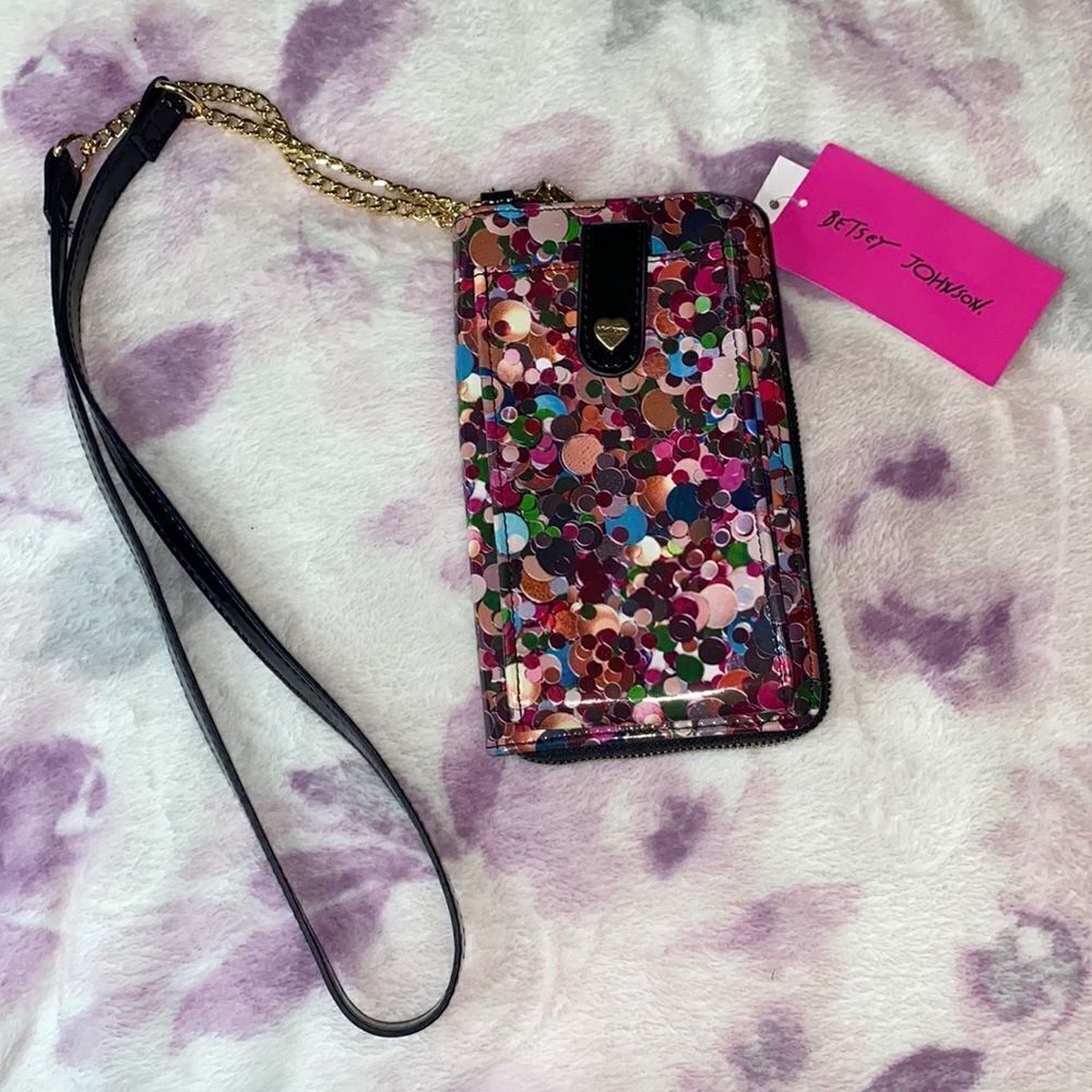 Betsey Johnson Rainbow Xomaddy Crossbody Bag